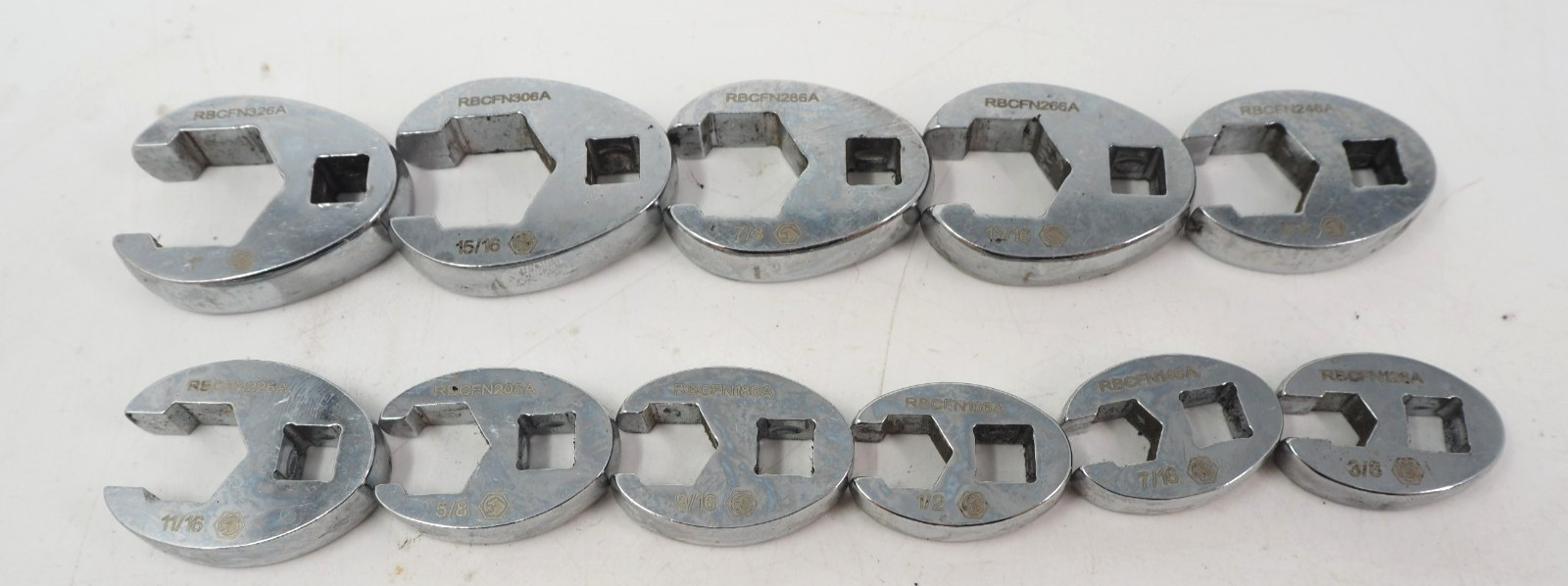 Matco SRBCFNM10C 10pc 3/8 Drive Metric Flare Nut Crowfoot Set 10-19mm