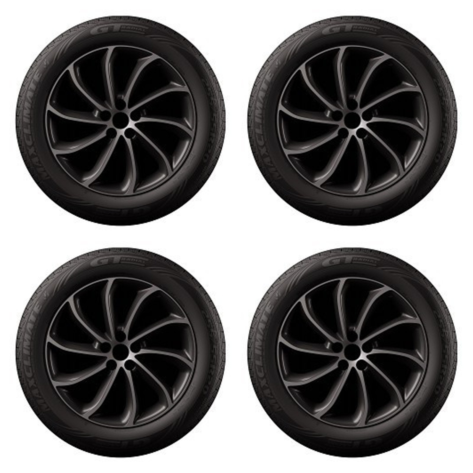 4 New GT Radial MaxClimate 235/45R18 94V A/S All Season Tires 2354518 235 45 18
