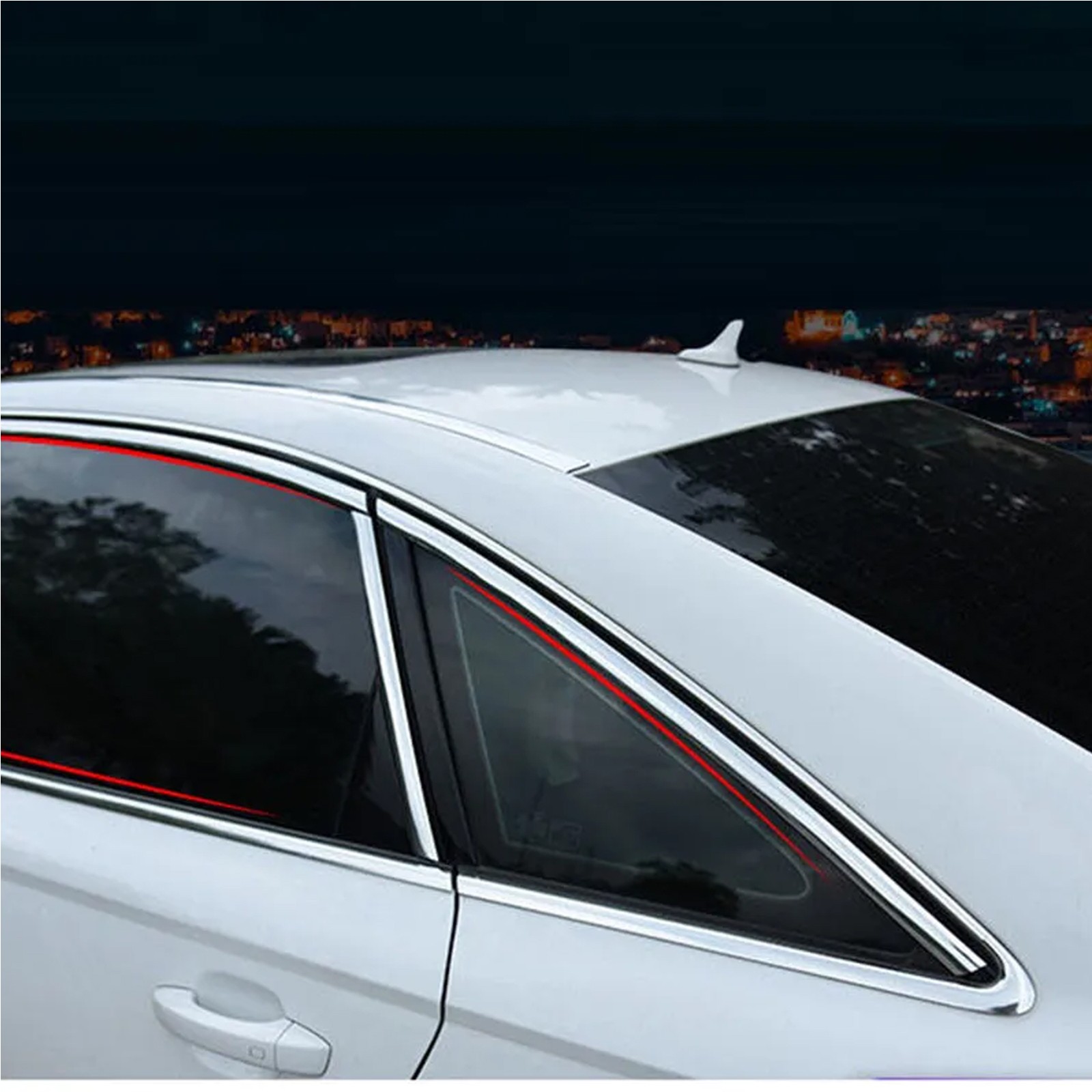 1” 16FT Chrome Trim Molding Strip Car Door Window Bumper Side Trime Protector