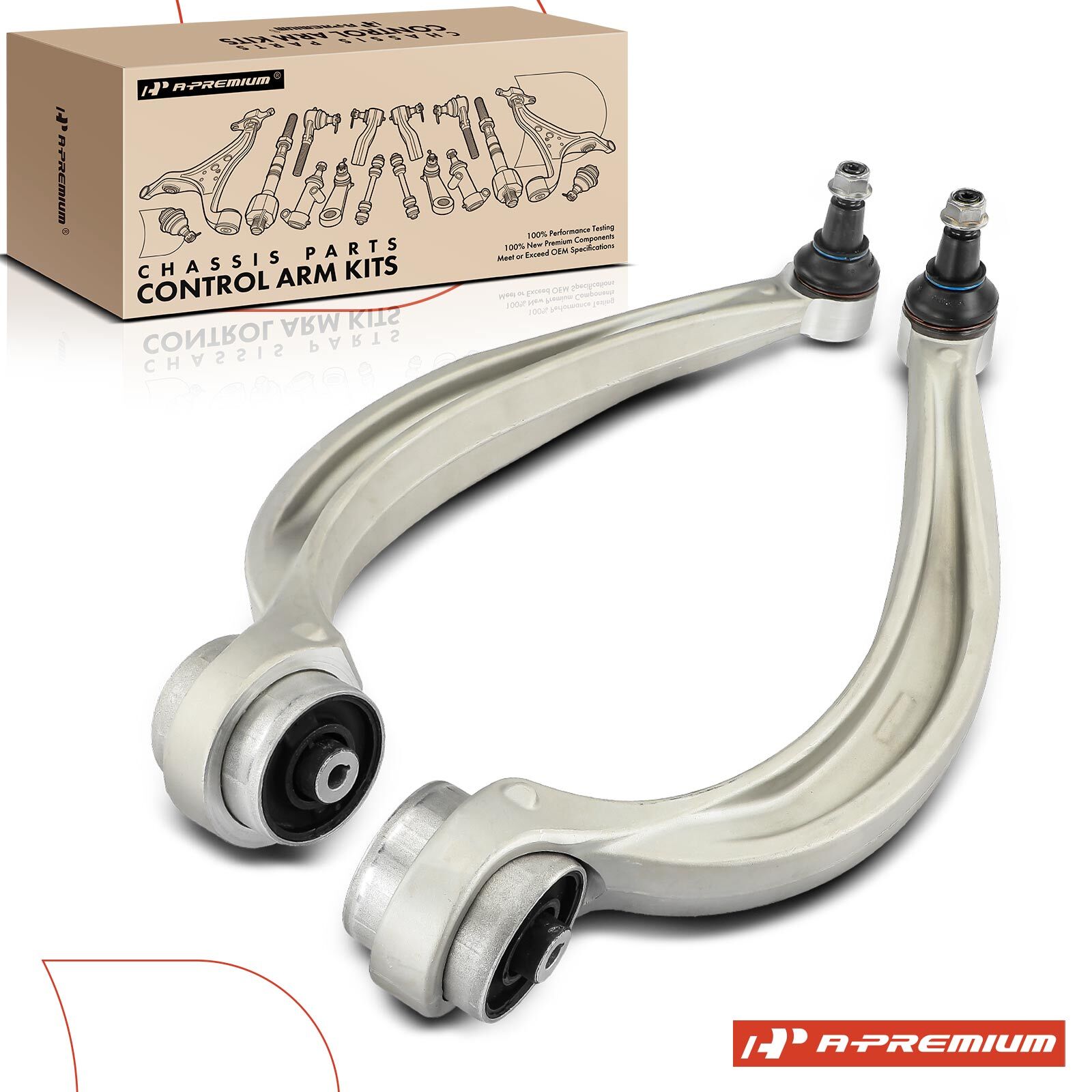 A-Premium 2x Front Lower Rearward Control Arm Ball Joint for Audi Q7 Q8 SQ7 SQ8