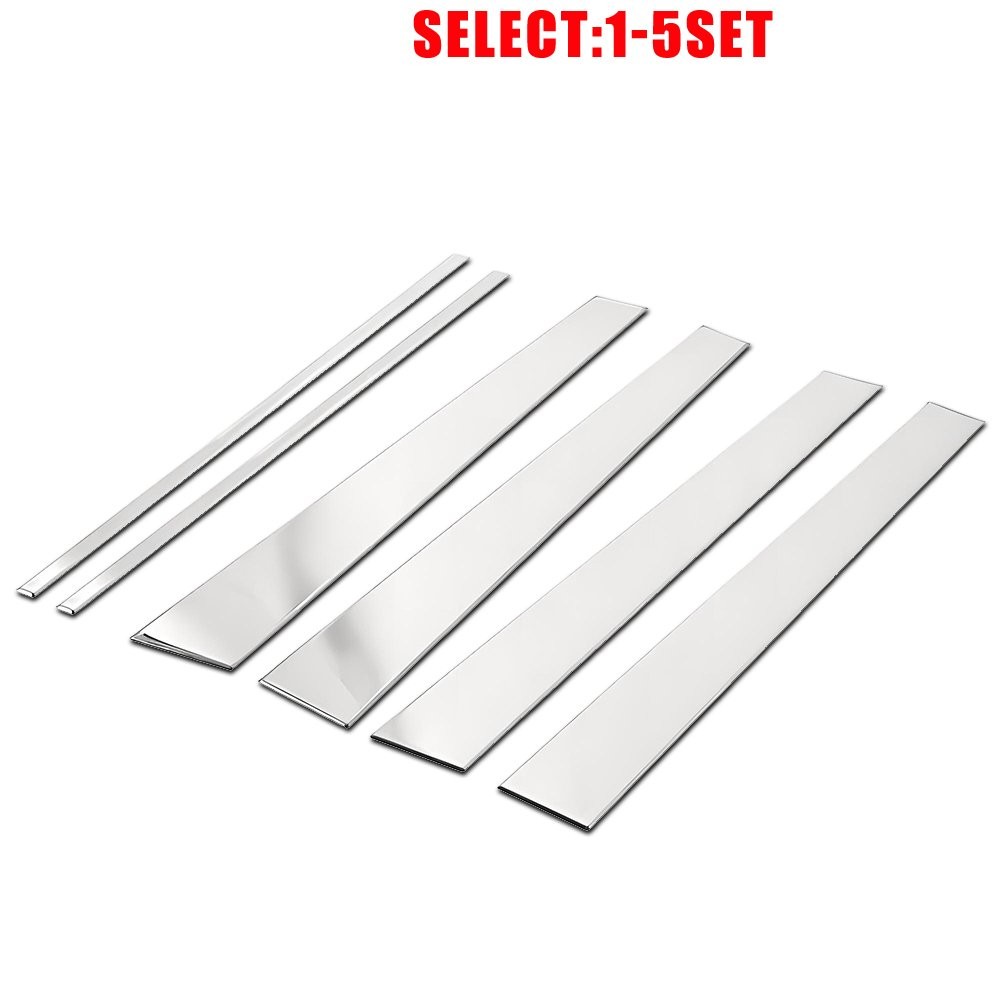 Fit Ford Expedition 1997-2017 Exterior Chrome Window Pillar Post Trims 6-30X
