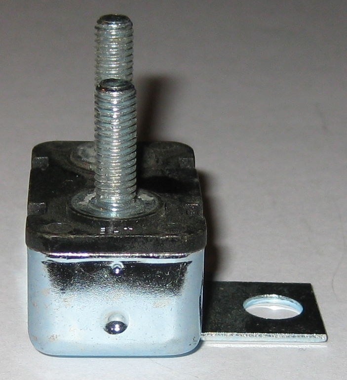 12 V 20 A Automatic Reset Circuit Breaker with Mounting Tab and Theaded 10 – 32