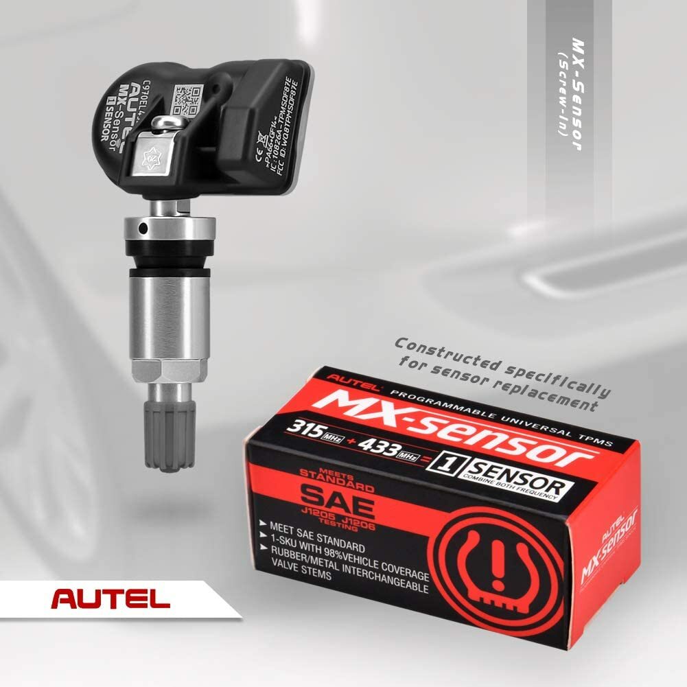 Autel MX-Sensor TPMS 315MHz Universal Programmable Tire Pressure Sensor Metal