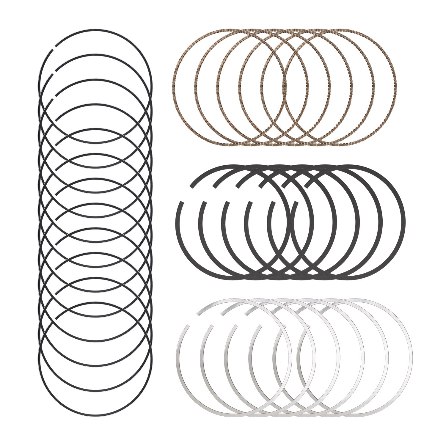 STD Engine Piston Ring Set for 2011-2016 Chrysler Dodge Jeep Ram 3.6L 68078776AA