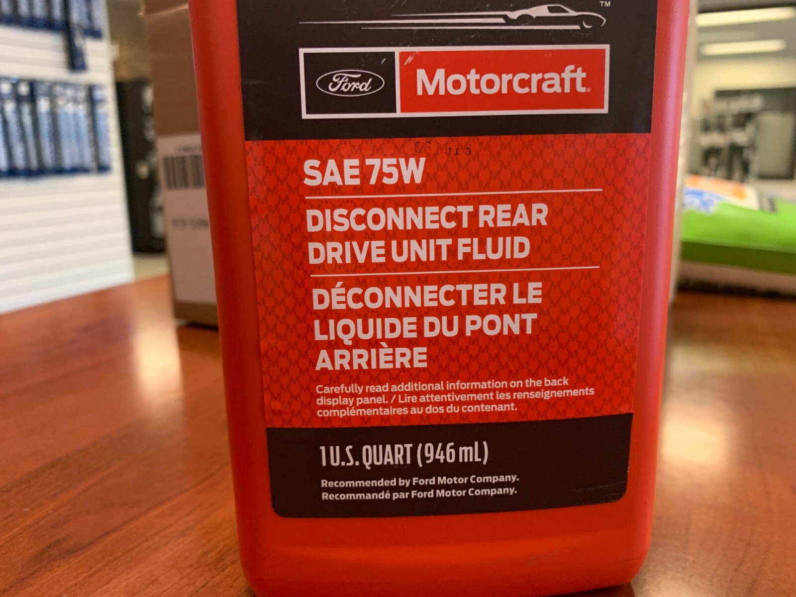 Motorcraft XY-75W-QL SAE 75W Synthetic Disconnect Rear Drive Unit Fluid Quart