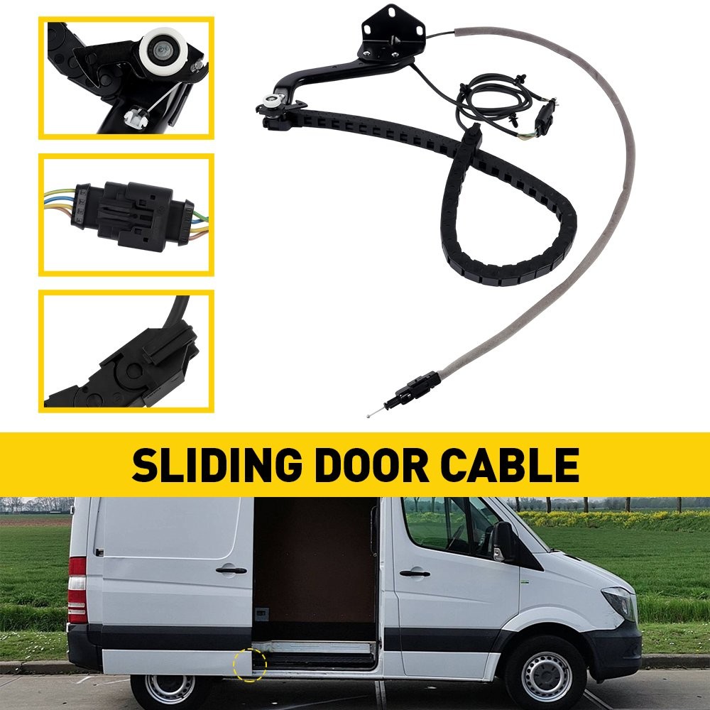 Right For Mercedes-Benz All Sprinter Models 2006-17 Power Sliding Door Cable EOA