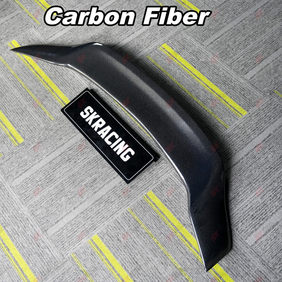 Carbon Fiber/Glossy Black Rear Trunk Spoiler Wing Fits Alfa Romeo Giulia 2017-25