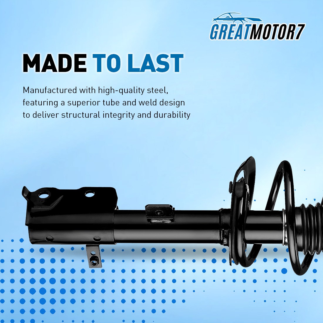 Complete Monroe OE Front Struts For 2015-2019 Hyundai Sonata Lifetime Warranty