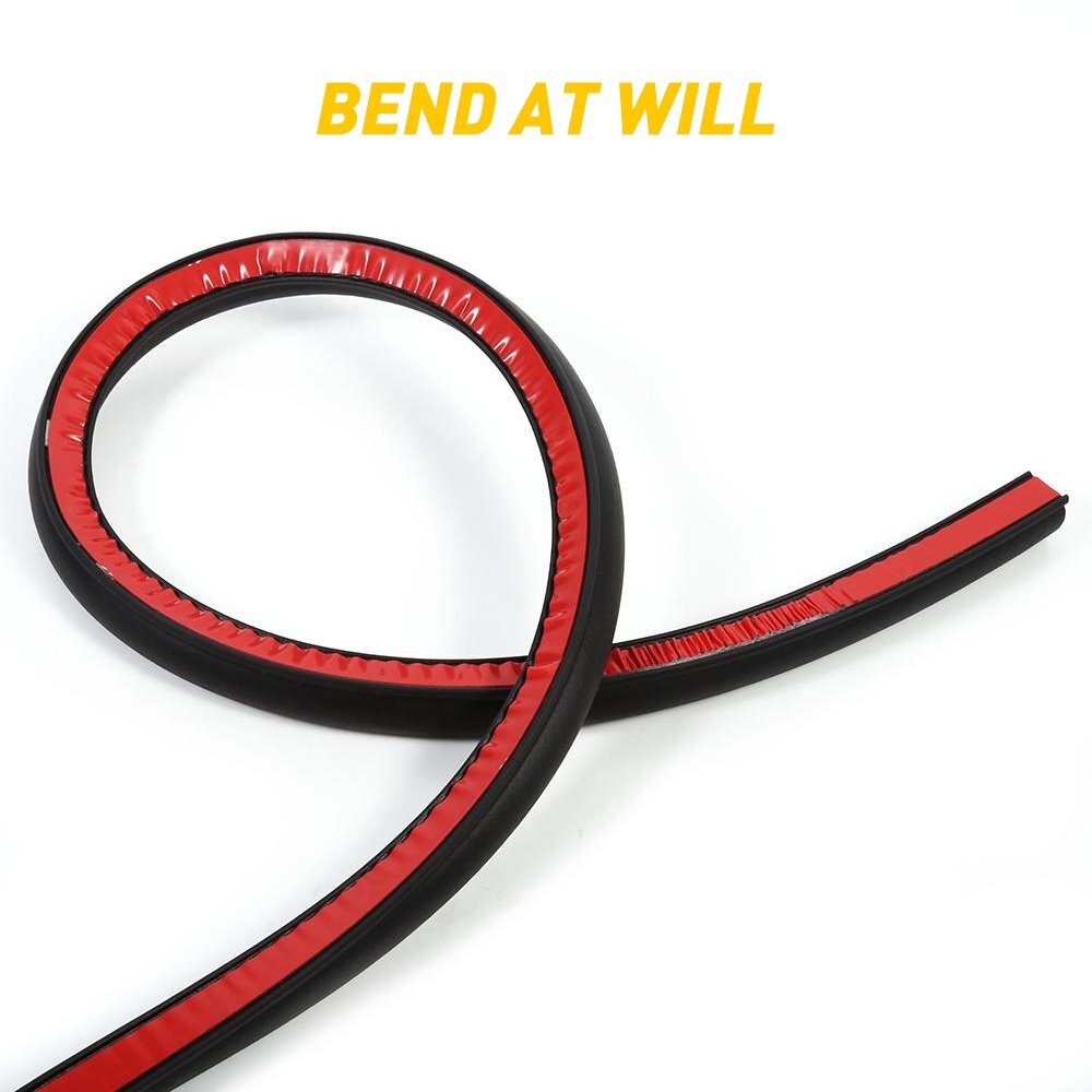 5M/16FT Weatherstrip Small D-shape Car Door Rubber Weather Seal Hollow Strip