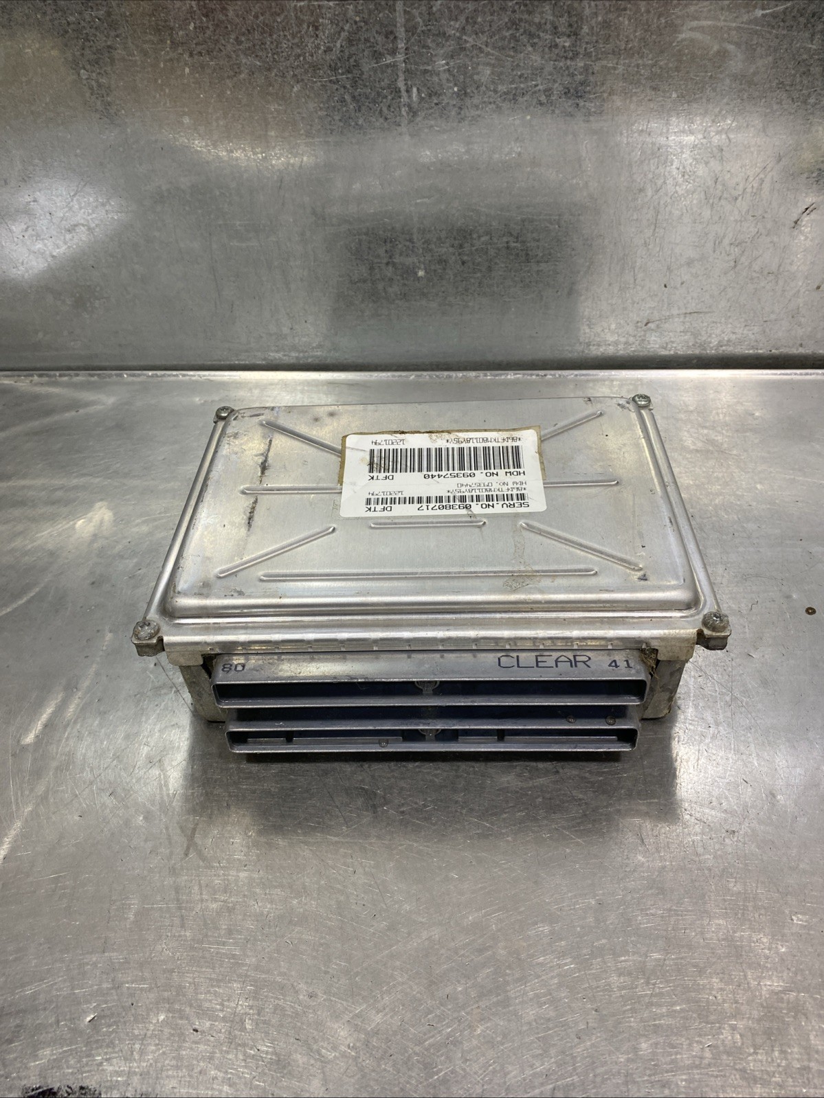2000 CHEVROLET CAMARO ENGINE COMPUTER CONTROL MODULE ECU ECM 09380717 OEM 9132