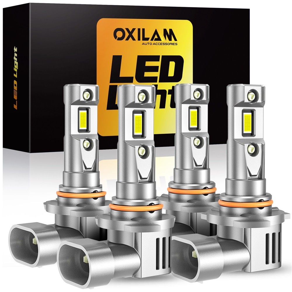 4X OXILAM 9005+9006 LED Headlight Super Bright Bulbs 20000LM HIGH/LOW Beam 6500K