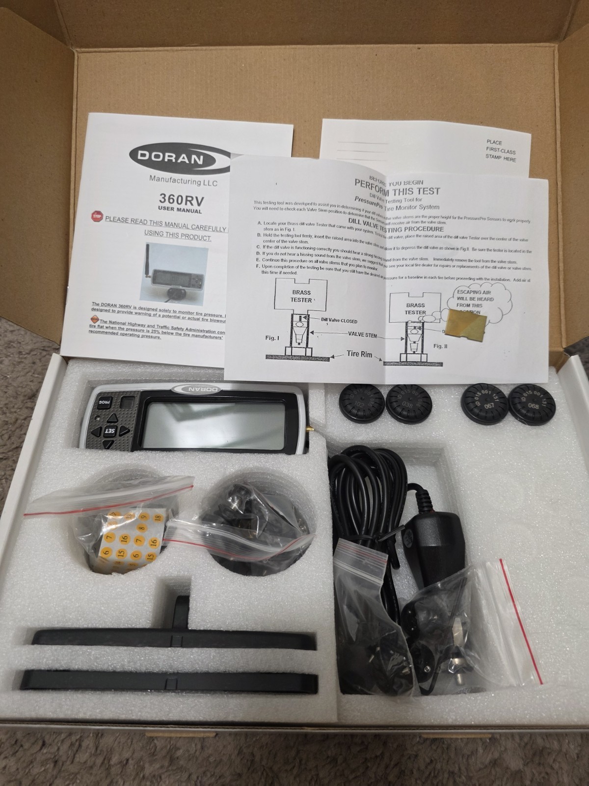 DORAN 360RV TIRE PRESSURE MONITORING SYSTEM