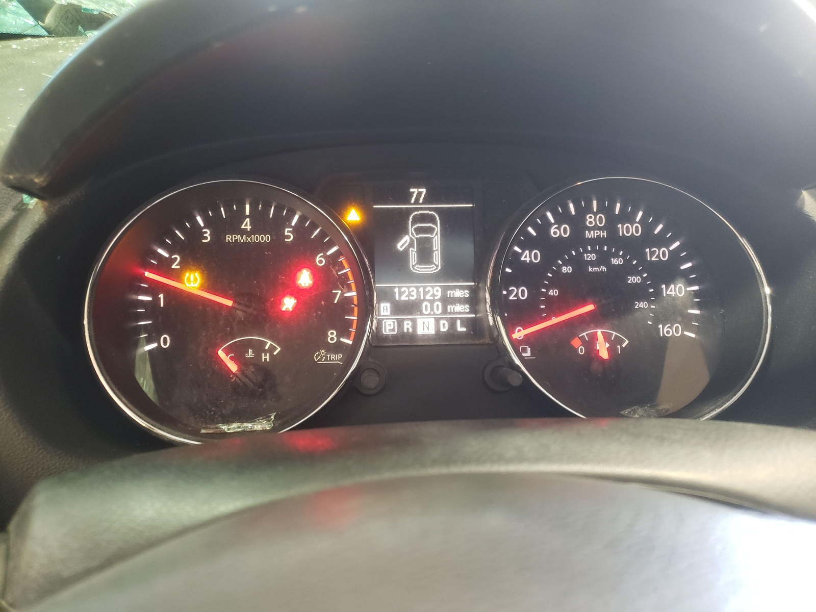 11-12 ROGUE SPEEDOMETER INSTRUMENT DASH GAUGE CLUSTER 123129 MILES ID 248101VK0A