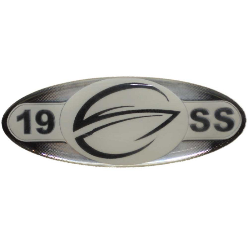 Crownline Boat Raised Decal 40189 | 19 SS Black Silver White