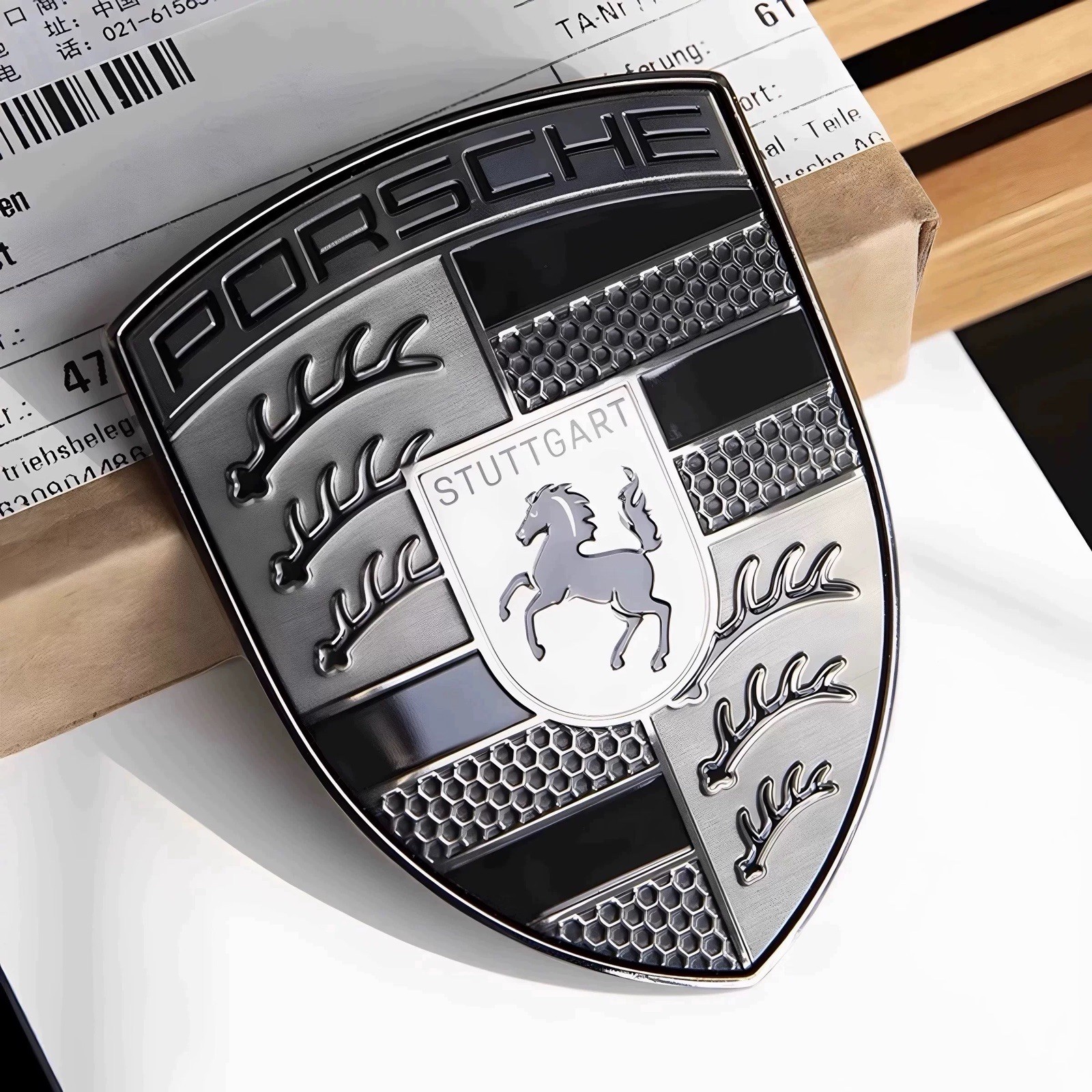 NEW Porsche 911 Macan Panamera Taycan “Turbonite” Hood Crest