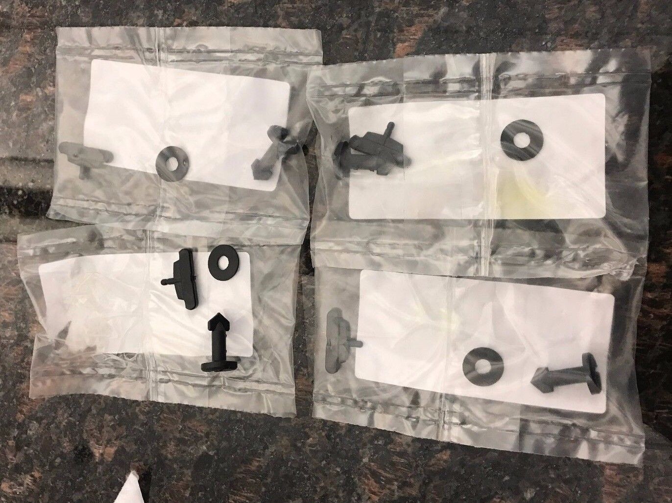 2002-06 MASERATI NEW UNDER HOOD GRILLE FASTENERS OEM SET OF 4 / 68503400