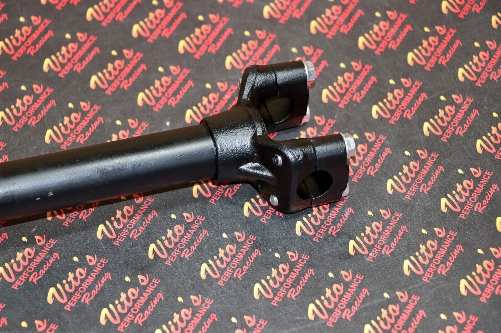 NEW Vito’s Yamaha Banshee steering stem + CLAMPS 1 1/8″ handlebars BLACK +1″