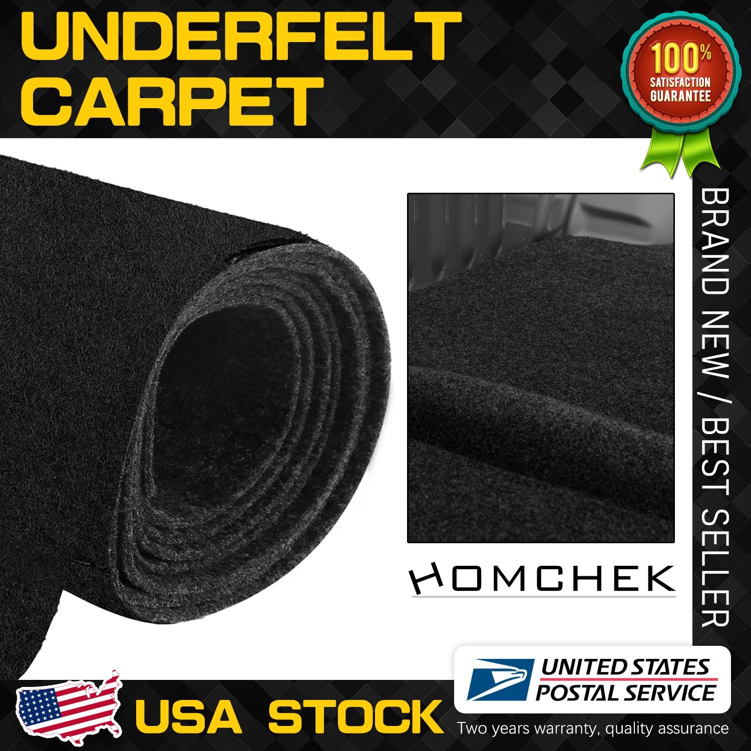 For Campervan Wall Ceiling Lining Carpet 4-Way Stretch Easy Installation