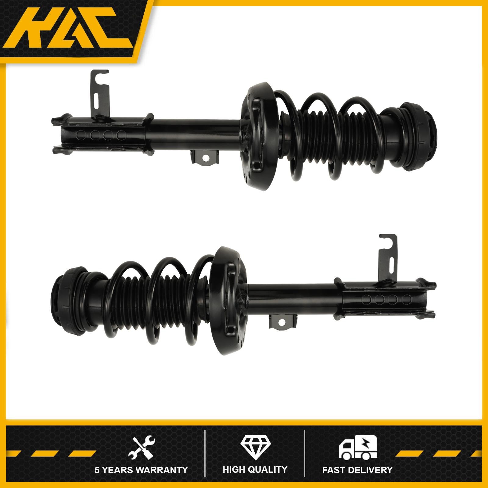 Front Left Right Complete Strut Assembly for 2011 2012 Chevy Cruze 272626 272627