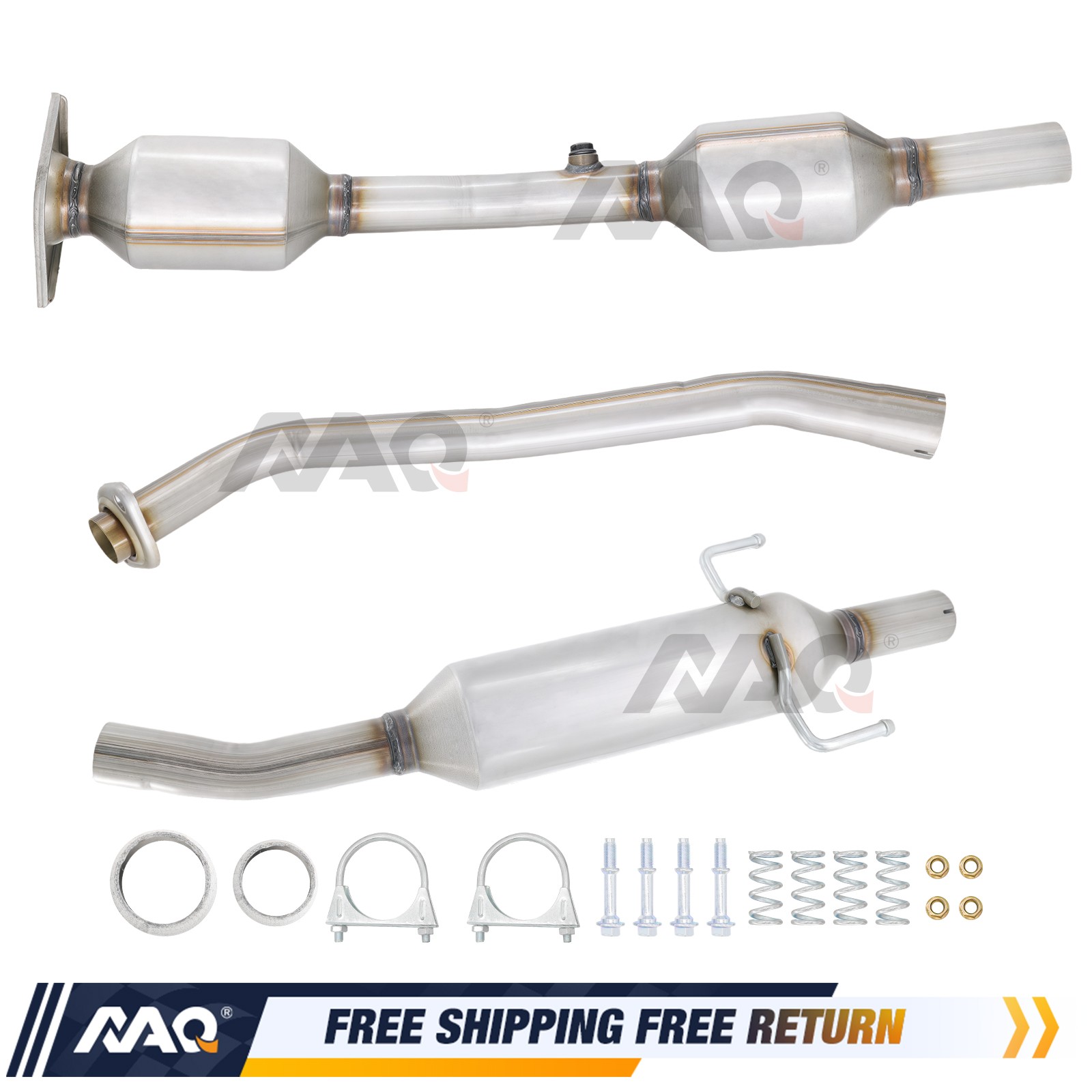 Front Resonator w/ Pipe Catalytic Converter for 2014-2019 Toyota Corolla 1.8L L4