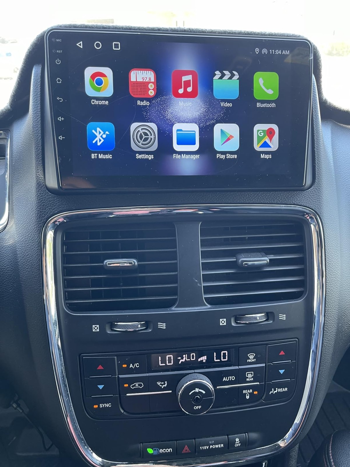 Android 15 In-Car 9-inch CarPlay Android Auto For 11-16 Chrysler Town & Country