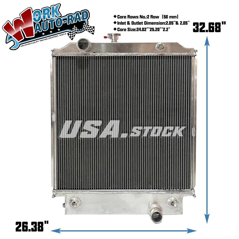 Radiator Fit 1997-2002 Freightliner MT35&1998-2008 Freightliner MT45/99-02 MT55