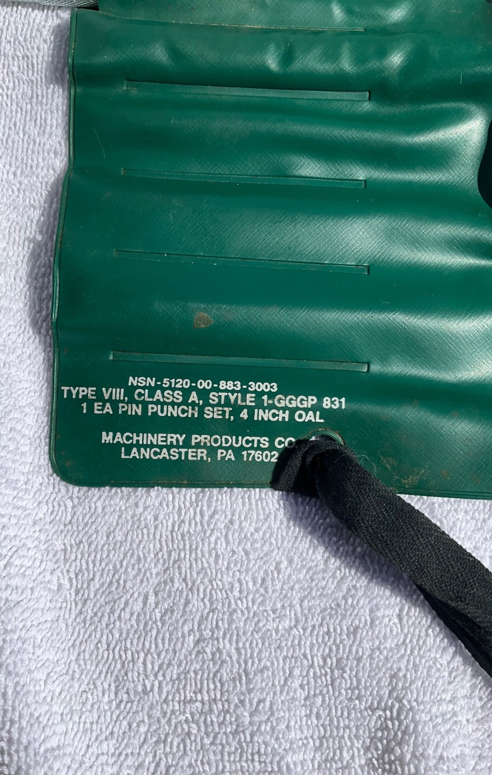 Machinery Products Co 9 Piece Pin Punch Set 4″ OAL Made in USA