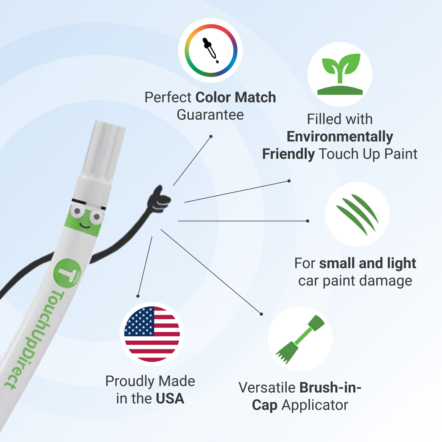 Honda Touch Up Paint by TouchUpDirect – Brush or Spray Paint – Choose A Color