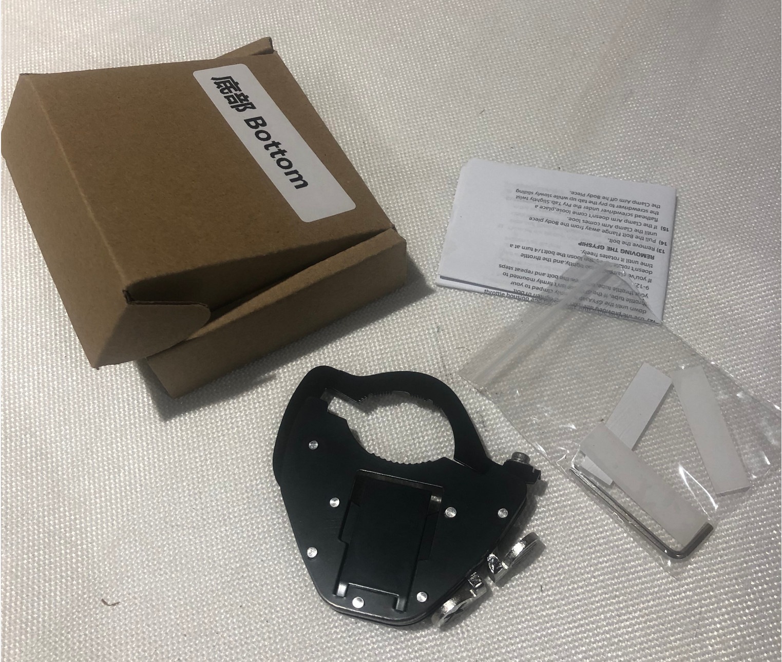 Universal Motorcycle Cruise Control Throttle Lock Assist Bottom Kits fast ship