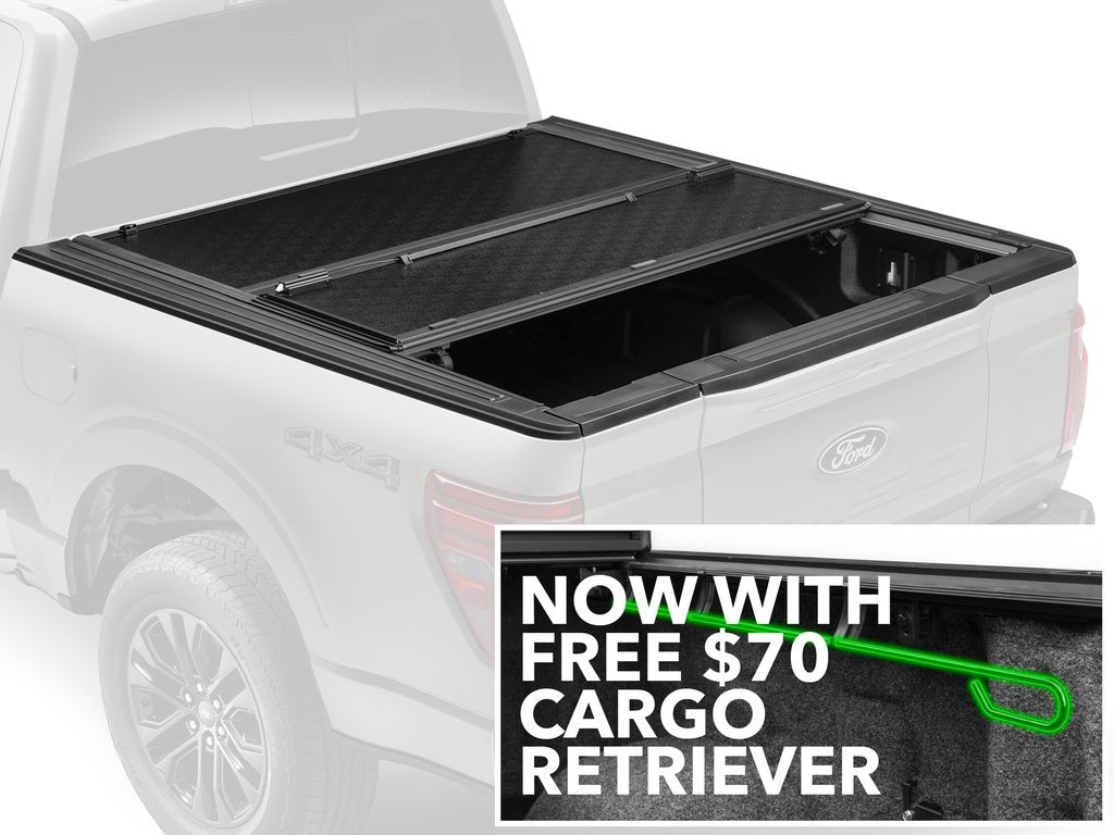 Gator EFX Hard Tri-Fold Tonneau Fits 2019-2025 Silverado Sierra 1500 5’8″ Bed