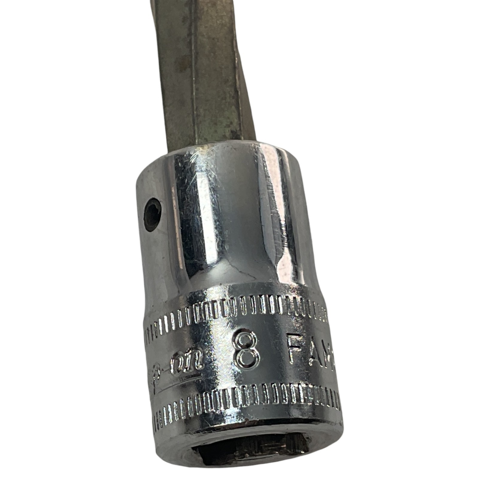 Snap-on Hex Bit Socket 8mm 6 Point 3/8″ Drive FAM8A Sold As Pictured Mechanic