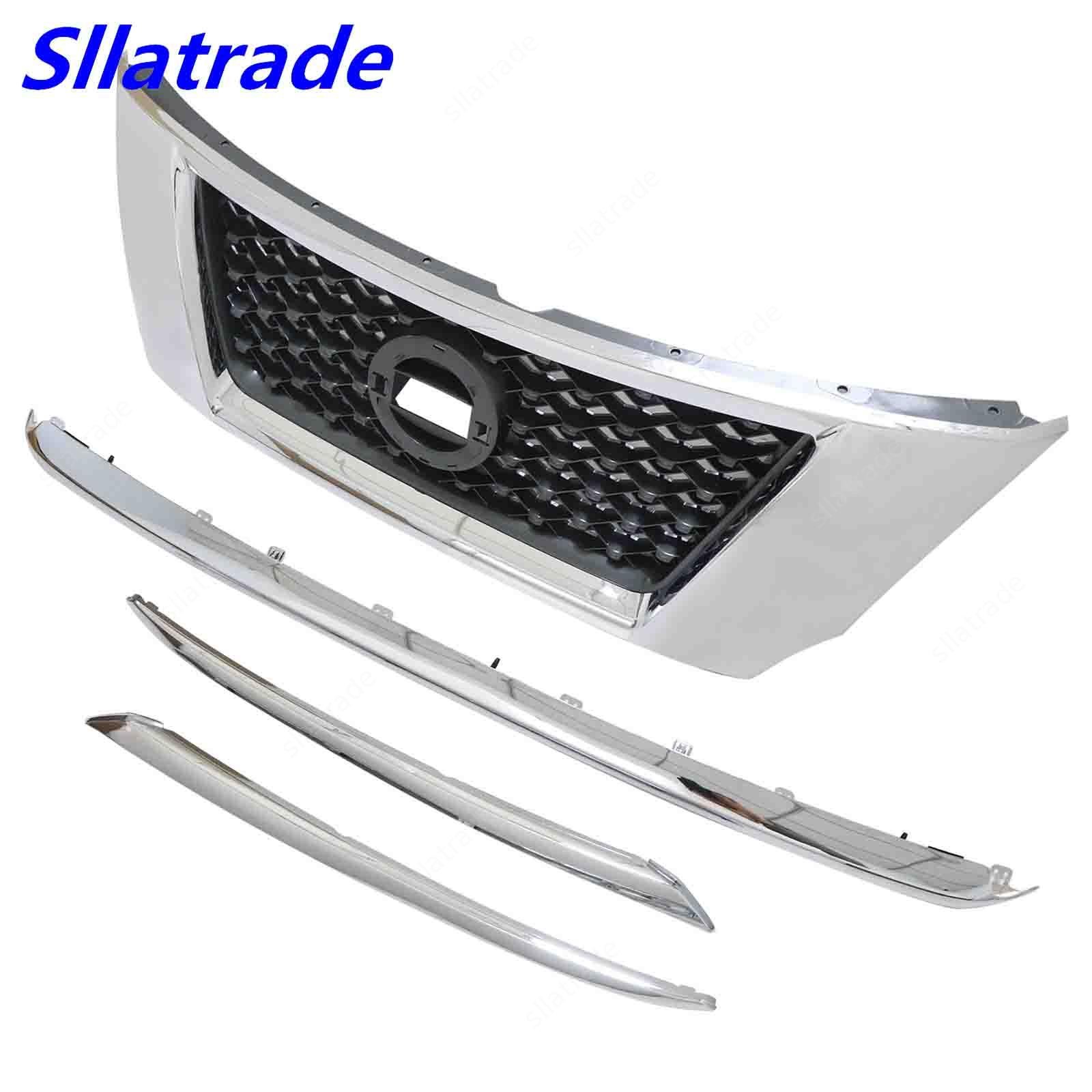 Front Grille Bumper Chrome Trim For 2013-16 PATHFINDER 623103KA0A 620753KA0A
