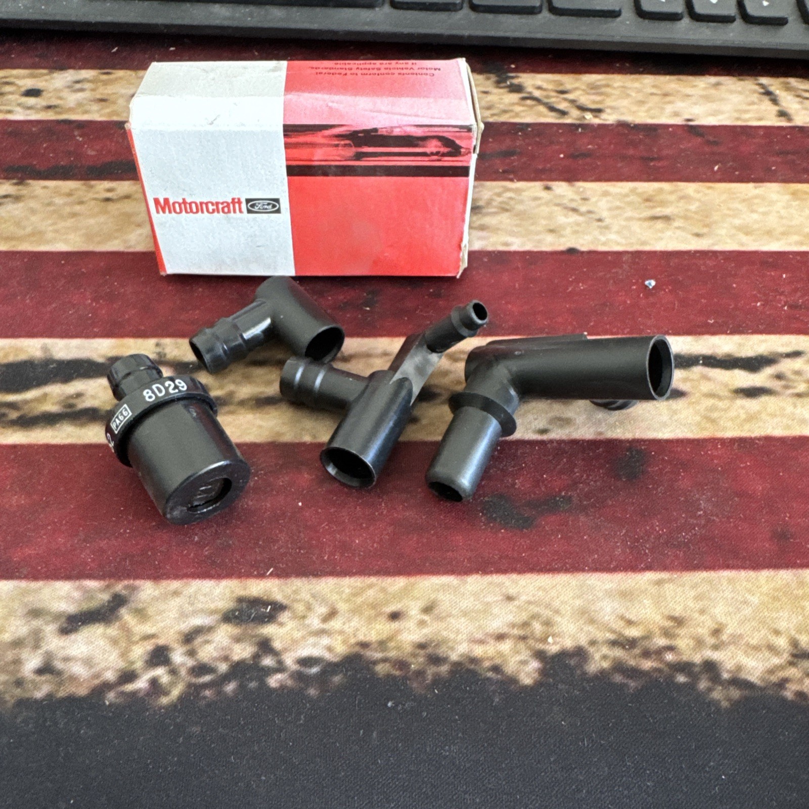 1995-2004 FORD GENUINE PCV VALVE NEW OEM F6DZ-6A666-D
