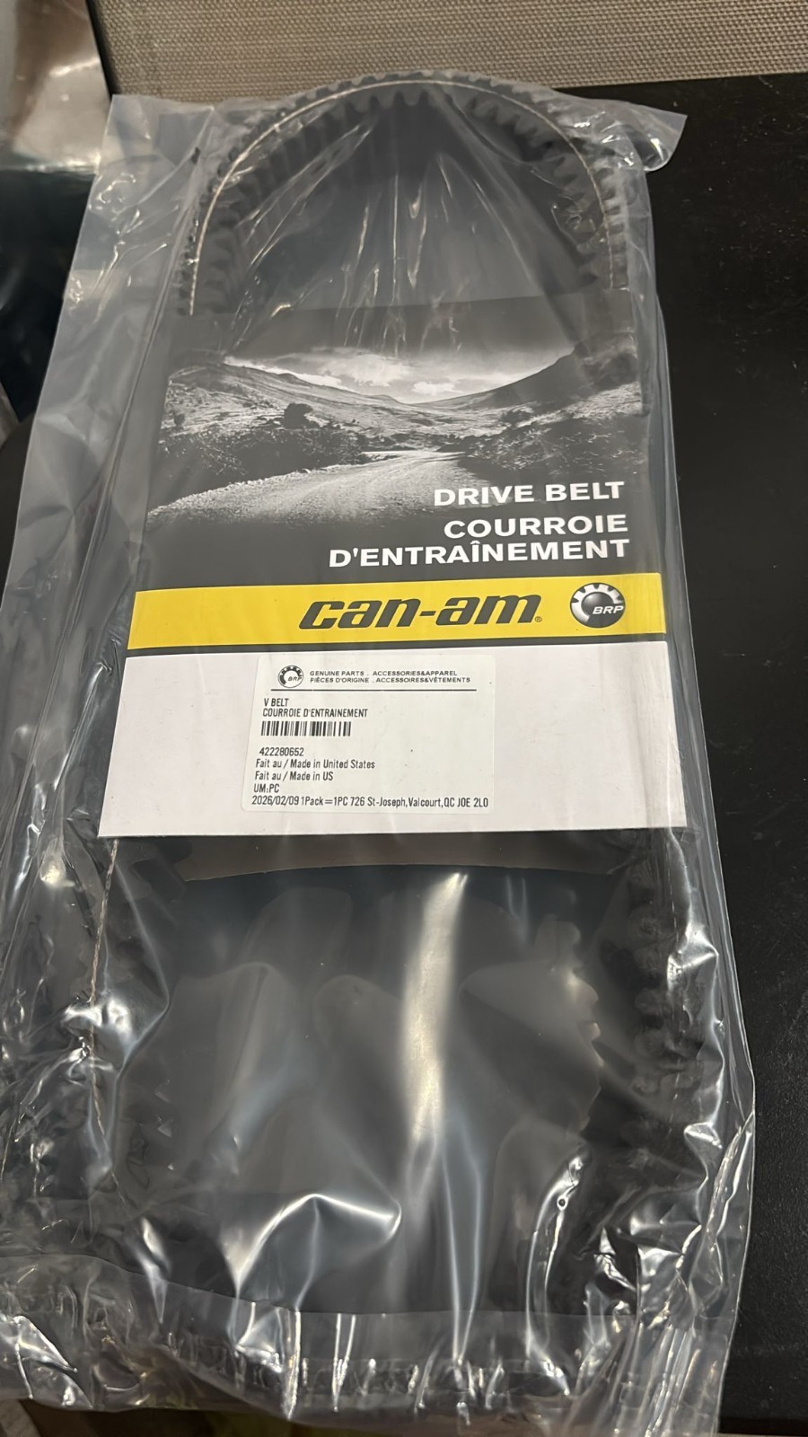 OEM Genuine Canam BRP Maverick X3 Turbo RR 200HP High Performance Belt 422280652