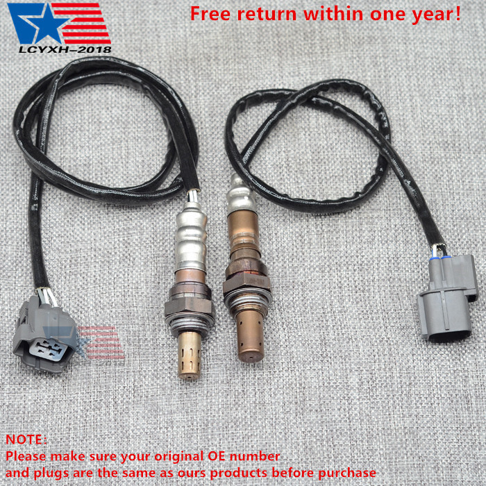 NEW 2X Oxygen O2 Sensor For 2002-2004 Acura RSX 2002-05 Honda Civic Si SiR 2.0L