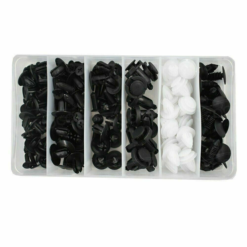 10SizeX100 Fastener Clip Car Body Push Retainer Pin Rivet Bumper Door Panel Trim