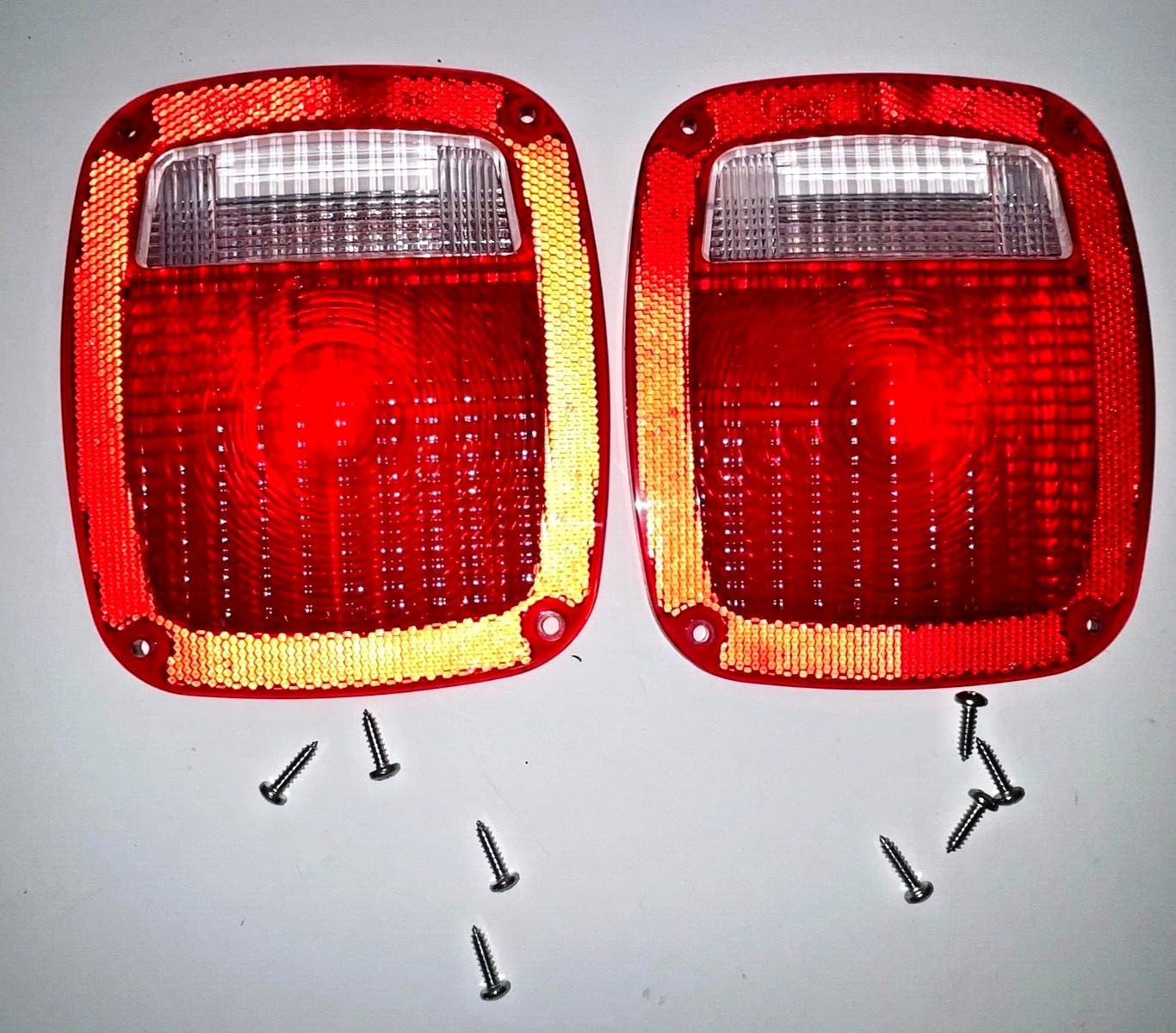 Set of 2 Grote 9130 DOT for GROTE 5370 5371 Tail Light Replacement Lens Lenses