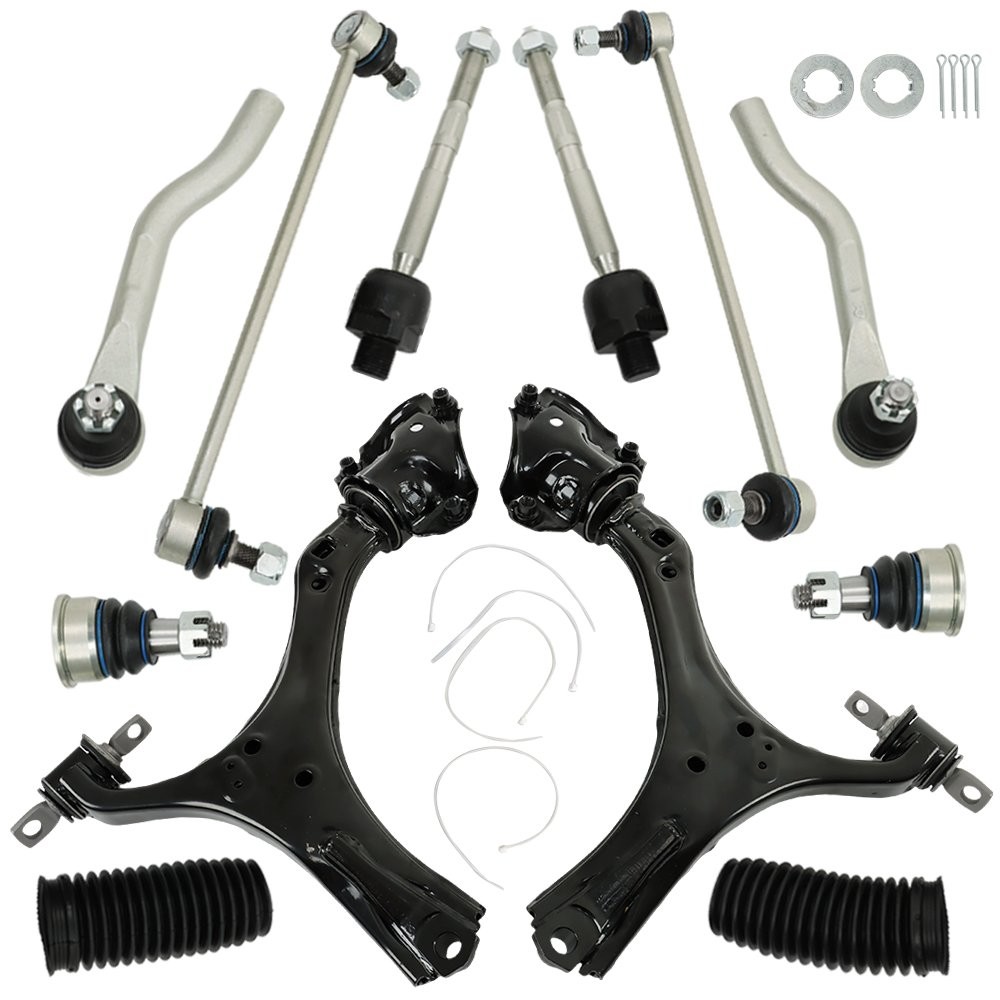 12PCS Front Lower Control Arm Ball Joints Sway Bar For Honda Accord 2013-17 NEW