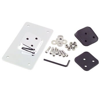 Biker’s Choice 490002 Chrome Laydown Tilt License Plate Frame Mount for Harley