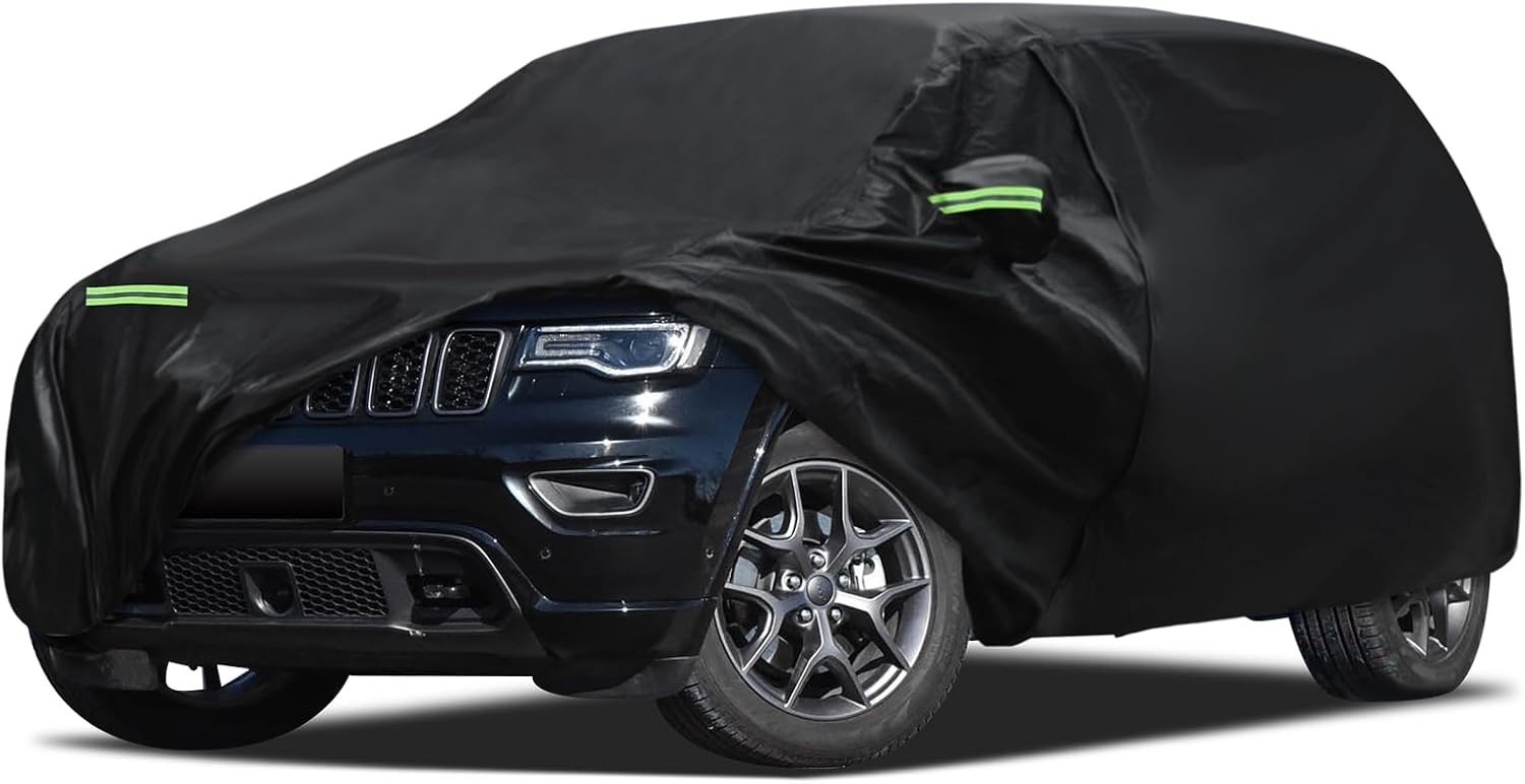 Custom Fit Car Cover for Jeep Grand Cherokee 2000-2025, Waterproof Full Exterior