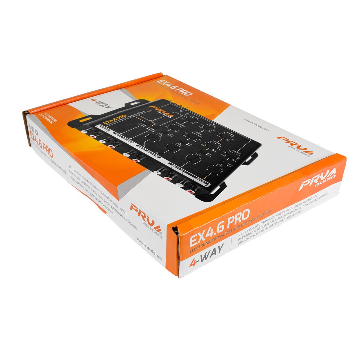 PRV AUDIO EX4.6 PRO 2/3/4-WAY ELECTRONIC/ACTIVE CROSSOVER (4-INPUTS & 6-OUTPUT)