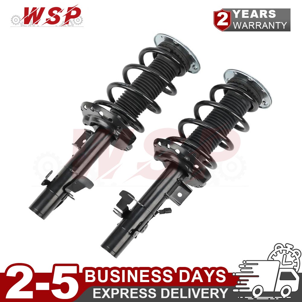 2x Front Shock Struts Coil Assembly W/Magnetic For Range Rover Evoque L538 12-18