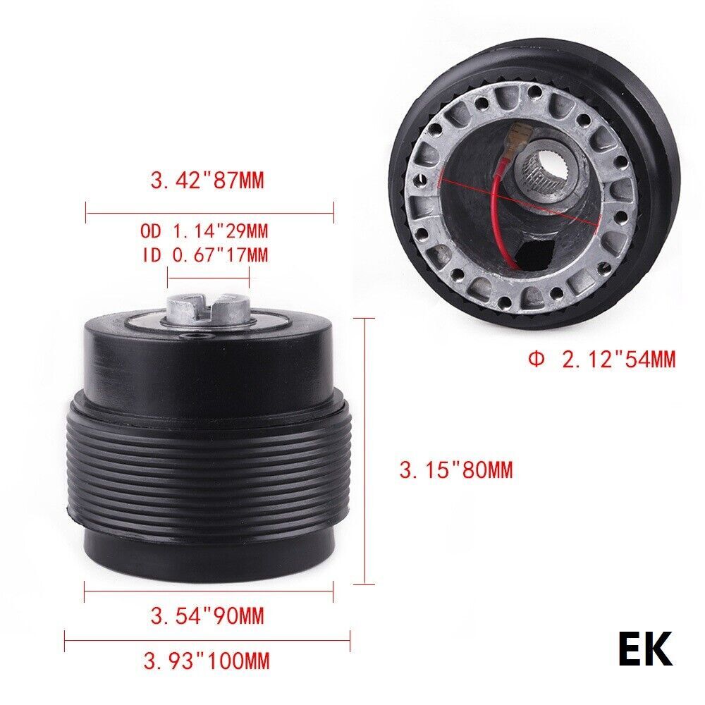 Aluminum Steering Wheel Quick Release & Hub Adapter Kit For Honda Civic 96-00 EK