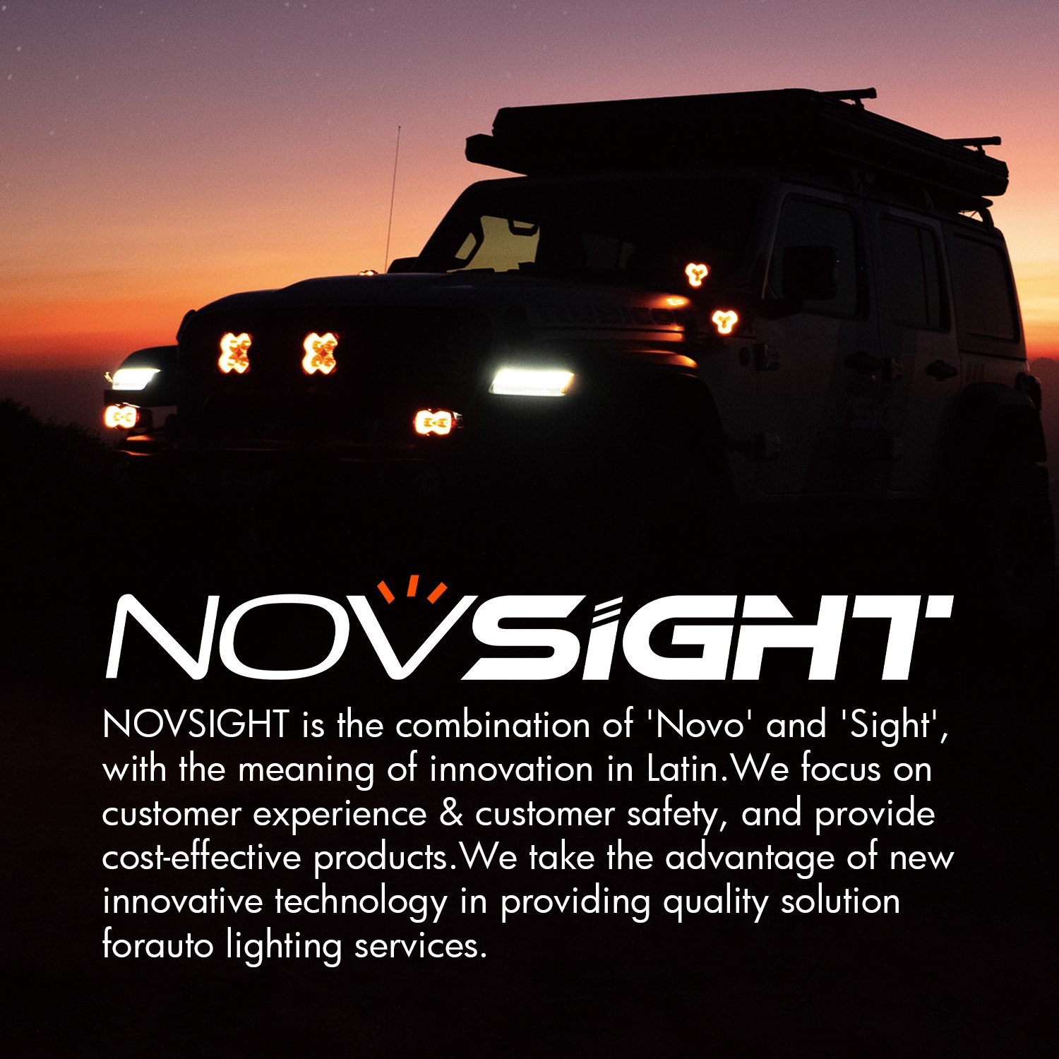 NOVSIGHT H7 LED Headlight Bulbs Kit 36000LM 6500K Super White Canbus Error Free