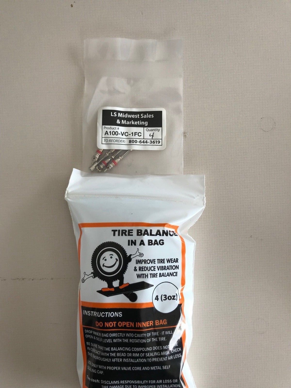 (4-3 ounce bags) 3 ounce tire balance beads MADE IN USA FREE SHIPPING