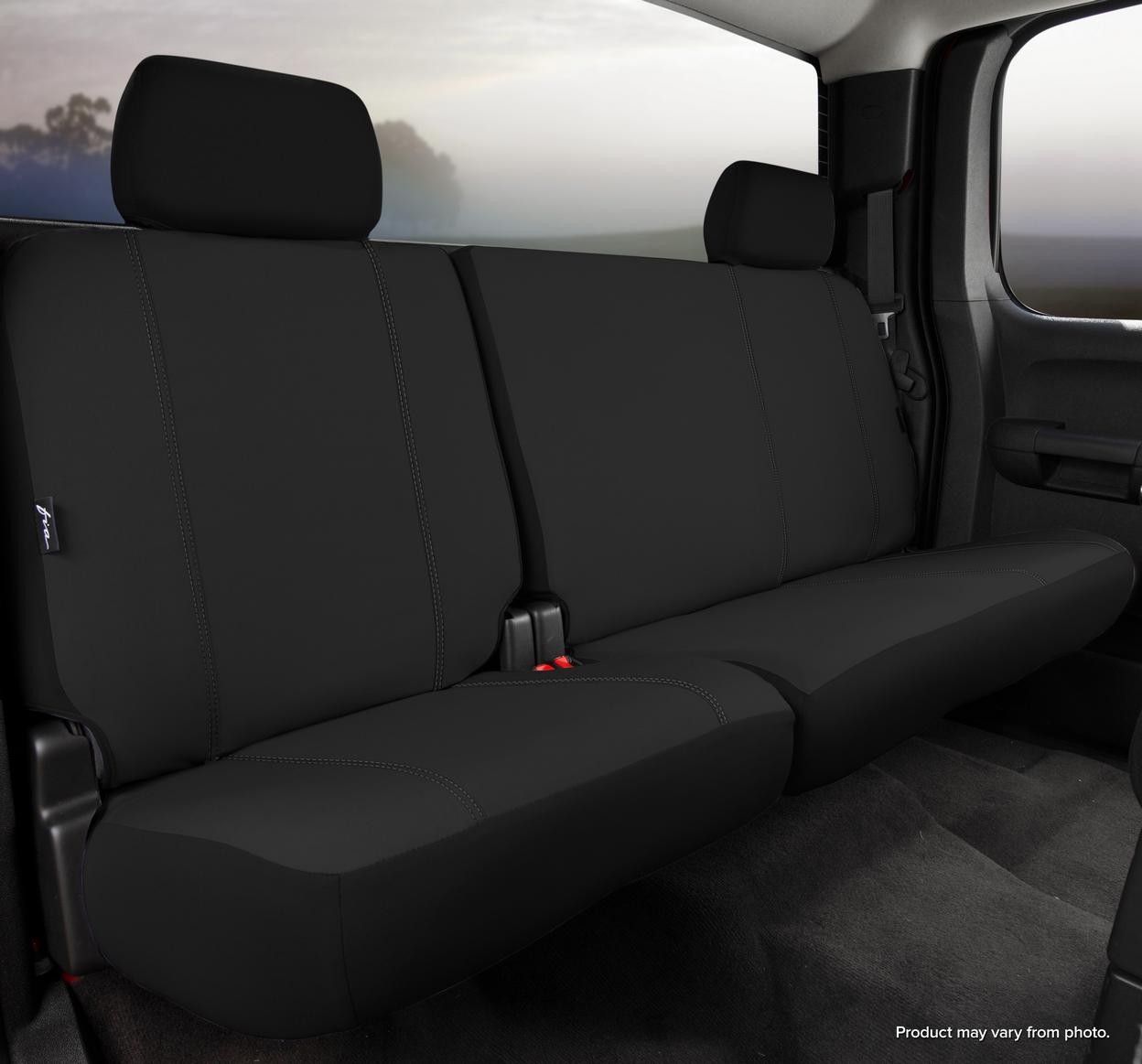 FIA SP82-38 BLACK SP80 Series – Seat Protector Poly-Cotton Custom Fit Rear Seat