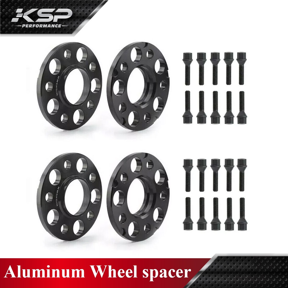 4PC 12.7mm&15mm 5X112 Wheel Spacers 14X1.25 for Mini Cooper BMW G32 I01 X3 X4 X5