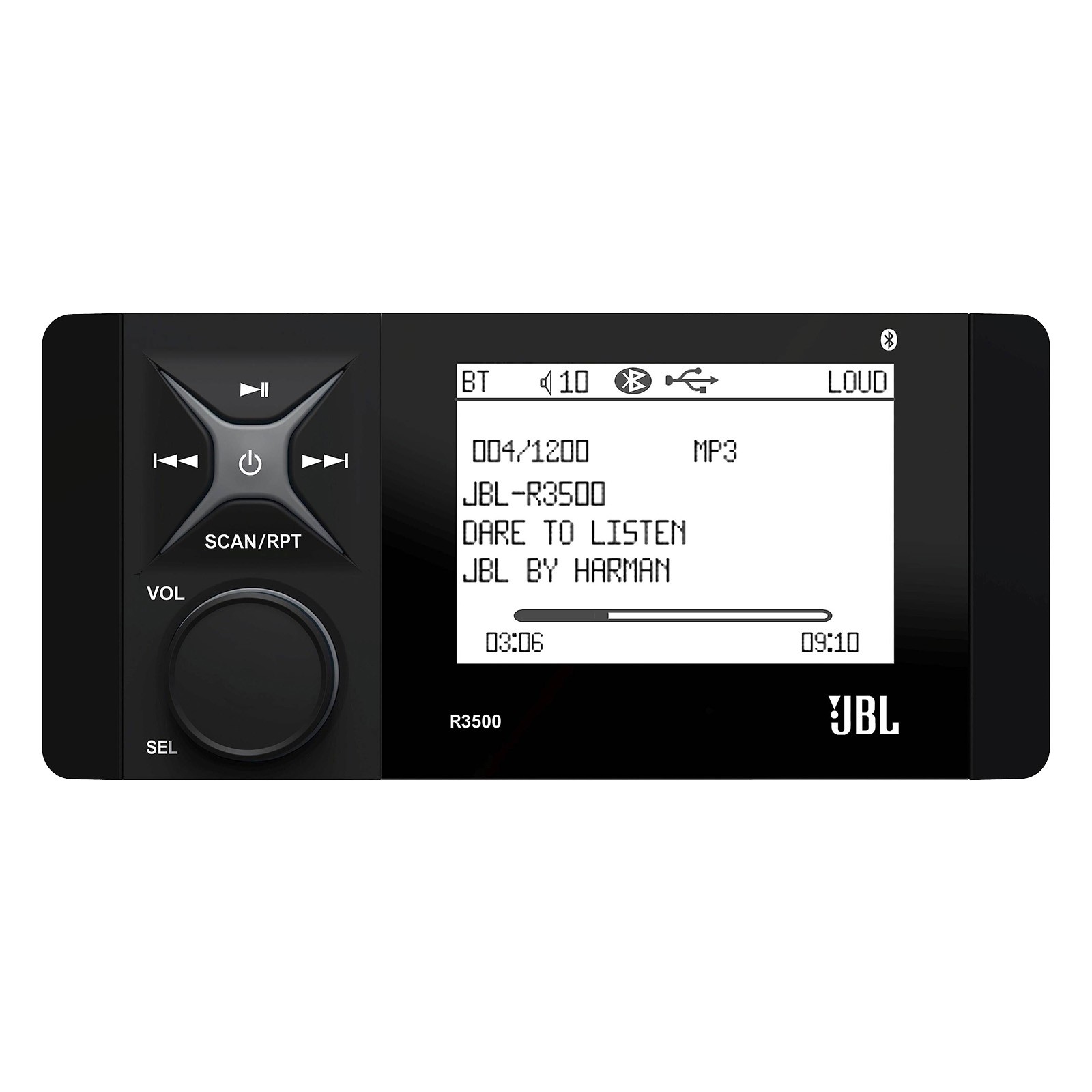 JBL Marine Bluetooth Stereo Receiver, 6.5″ 225W Max White Speaker (QTY 4) w/Wire