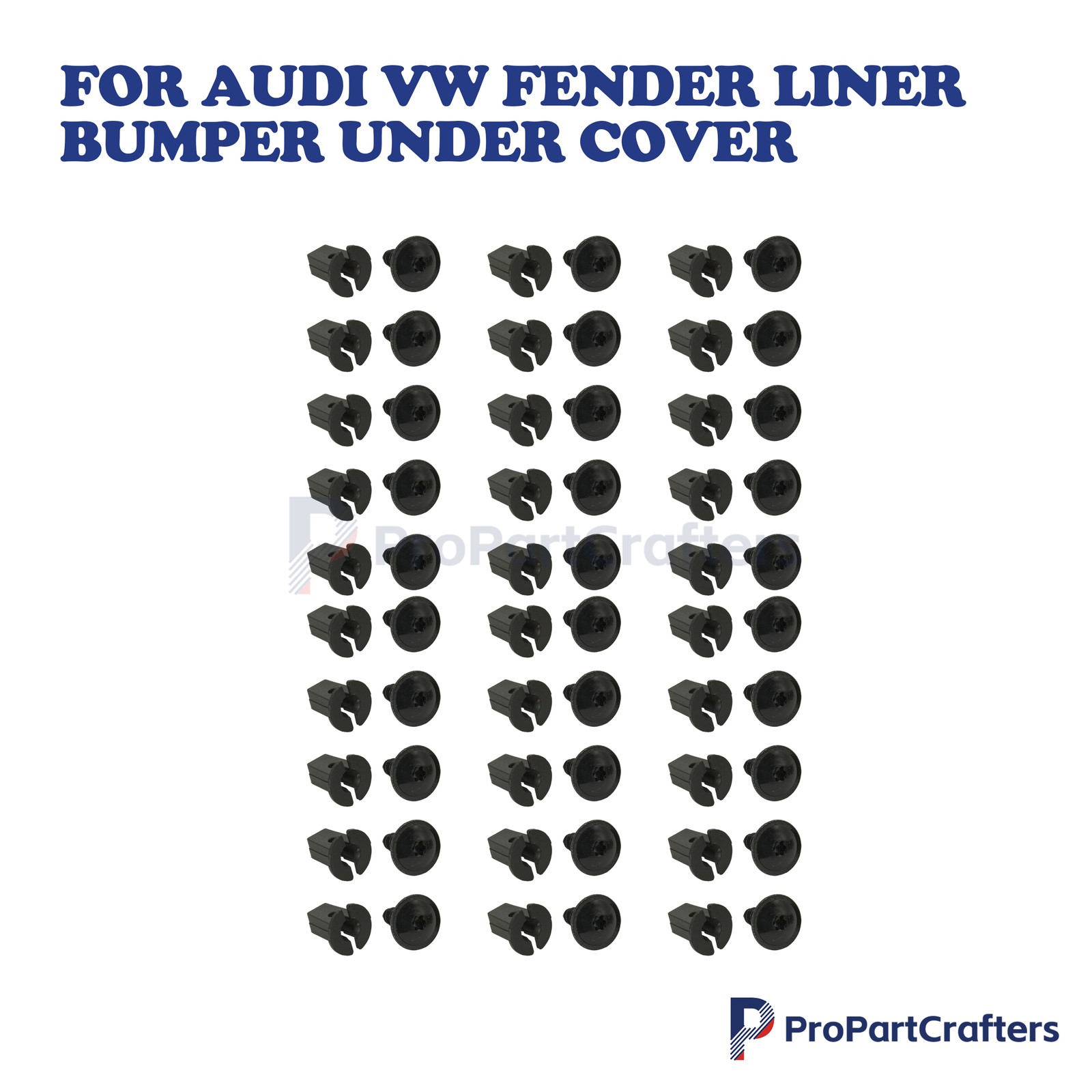 60* Splash Shield Screws N90974701 For Audi VW Fender Liner, Bumper, Under Cover