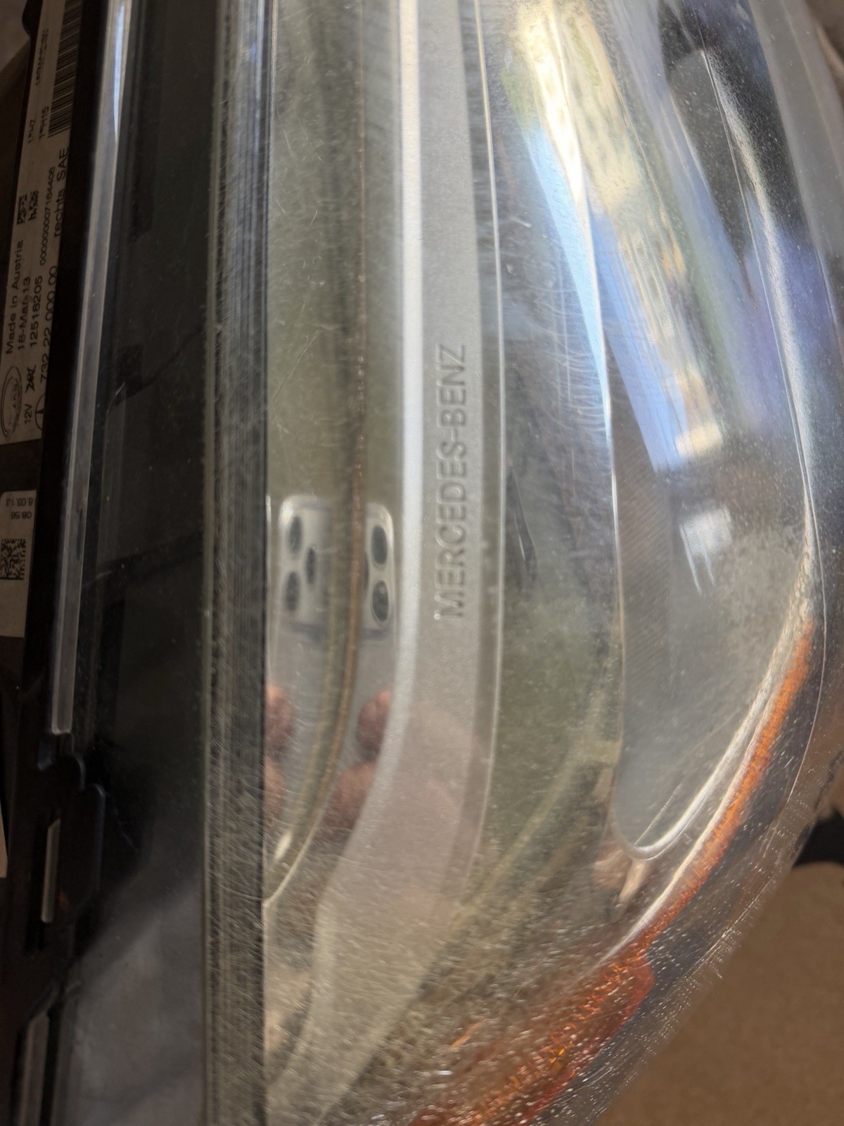 GLK 350 Front Left Right Head Lights Set OEM Genuine Mercedes-Benz